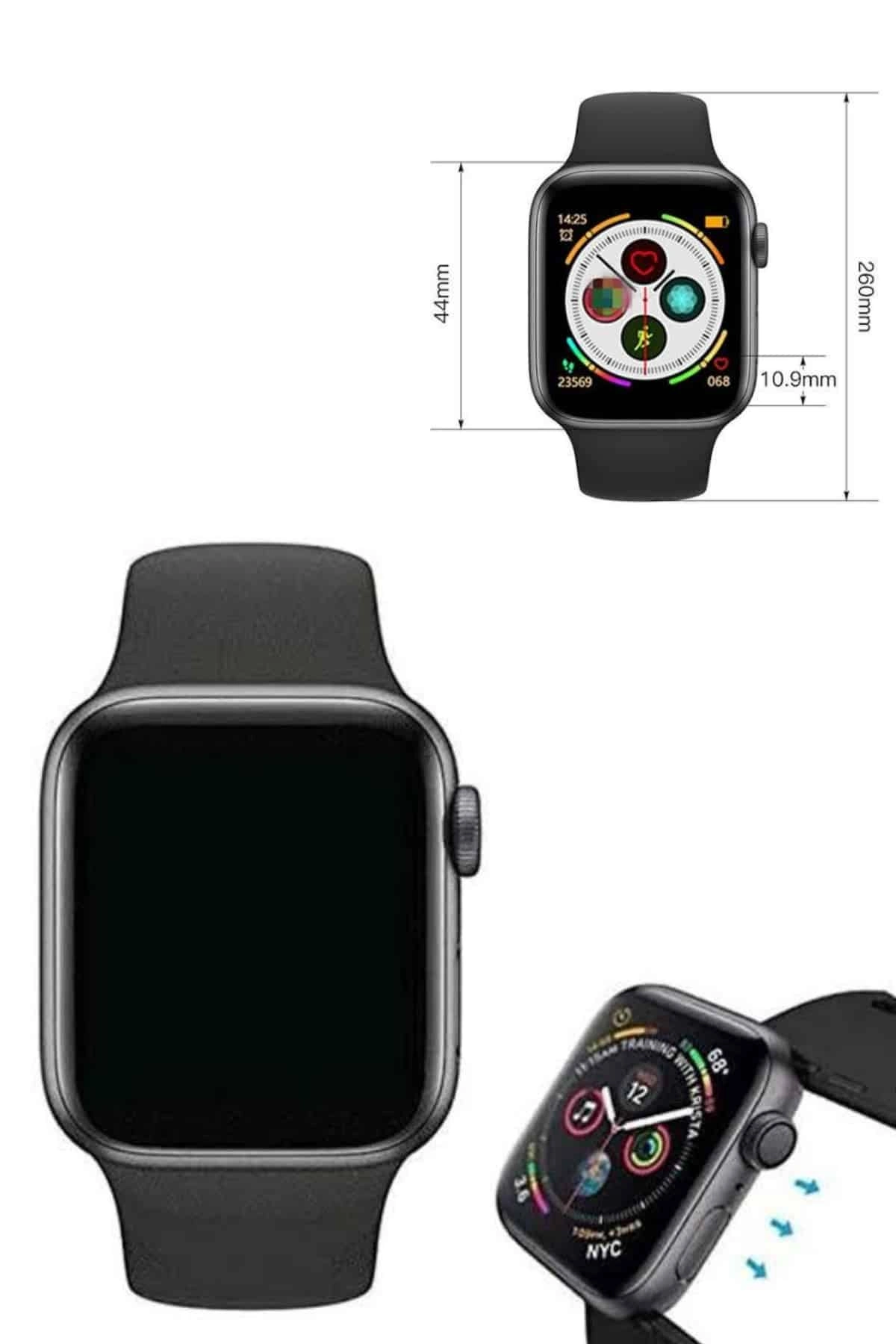 Arama Cevaplayabilen Akıllı Saat Bluetooth Bağlantılı Sosyal Medya Girişli ( Lisinya )