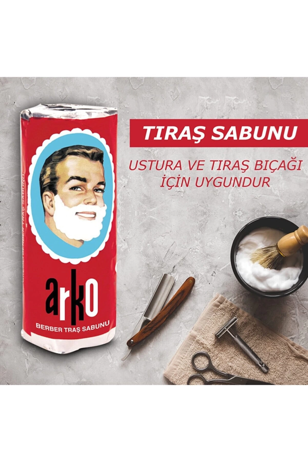 Arko 12'li Tıraş Sabunu 12x75 Gr ( Lisinya ) Arko 12'li Tıraş Sabunu 12x75 Gr ( Lisinya )