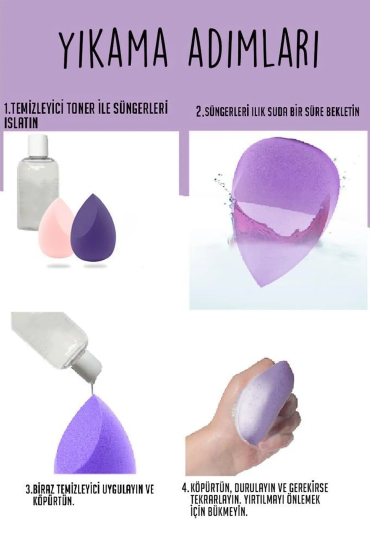 Armut Sünger Seti 4 Adet ( Lisinya )