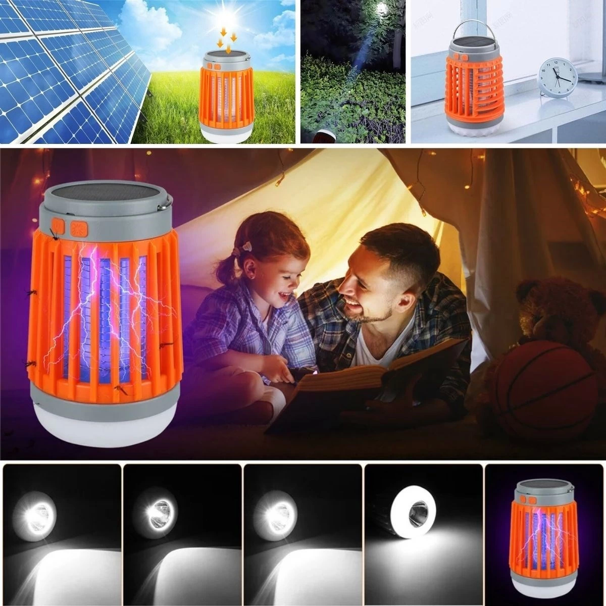 Askılı Solar Enerji İle Şarj Olabilen Sinek Öldürücü Kamp Feneri Işıldak ( Lisinya ) Askılı Solar Enerji İle Şarj Olabilen Sinek Öldürücü Kamp Feneri Işıldak ( Lisinya )
