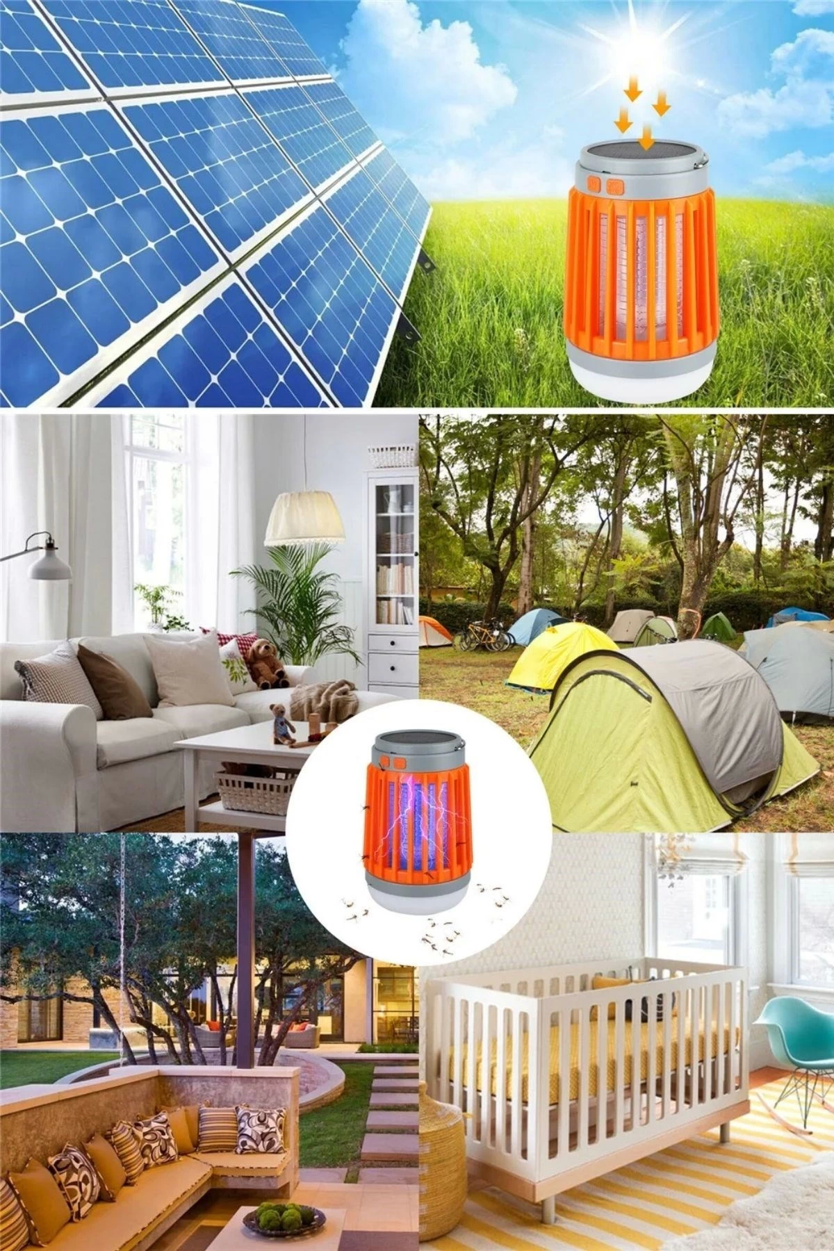 Askılı Solar Enerji İle Şarj Olabilen Sinek Öldürücü Kamp Feneri Işıldak ( Lisinya ) Askılı Solar Enerji İle Şarj Olabilen Sinek Öldürücü Kamp Feneri Işıldak ( Lisinya )