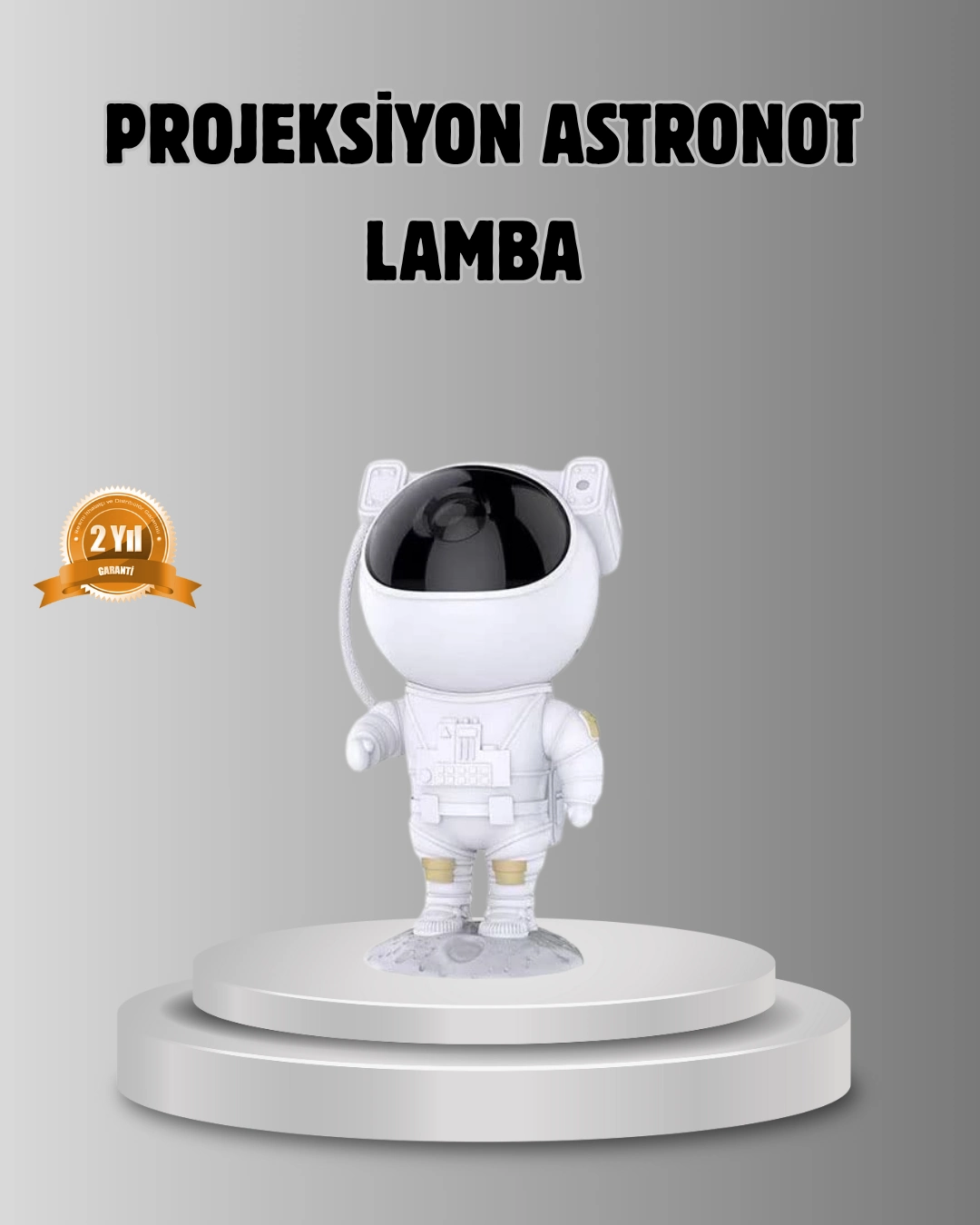 Astronot Galaksi Projeksiyon Lambası Bluetooth Bağlantılı Ve Uzaktan Kontrollü ( Lisinya )