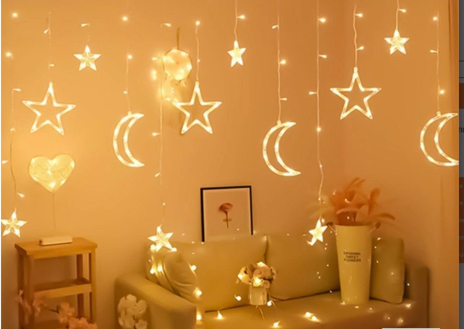 Ay Yıldız Perde Led 3m ( Lisinya )