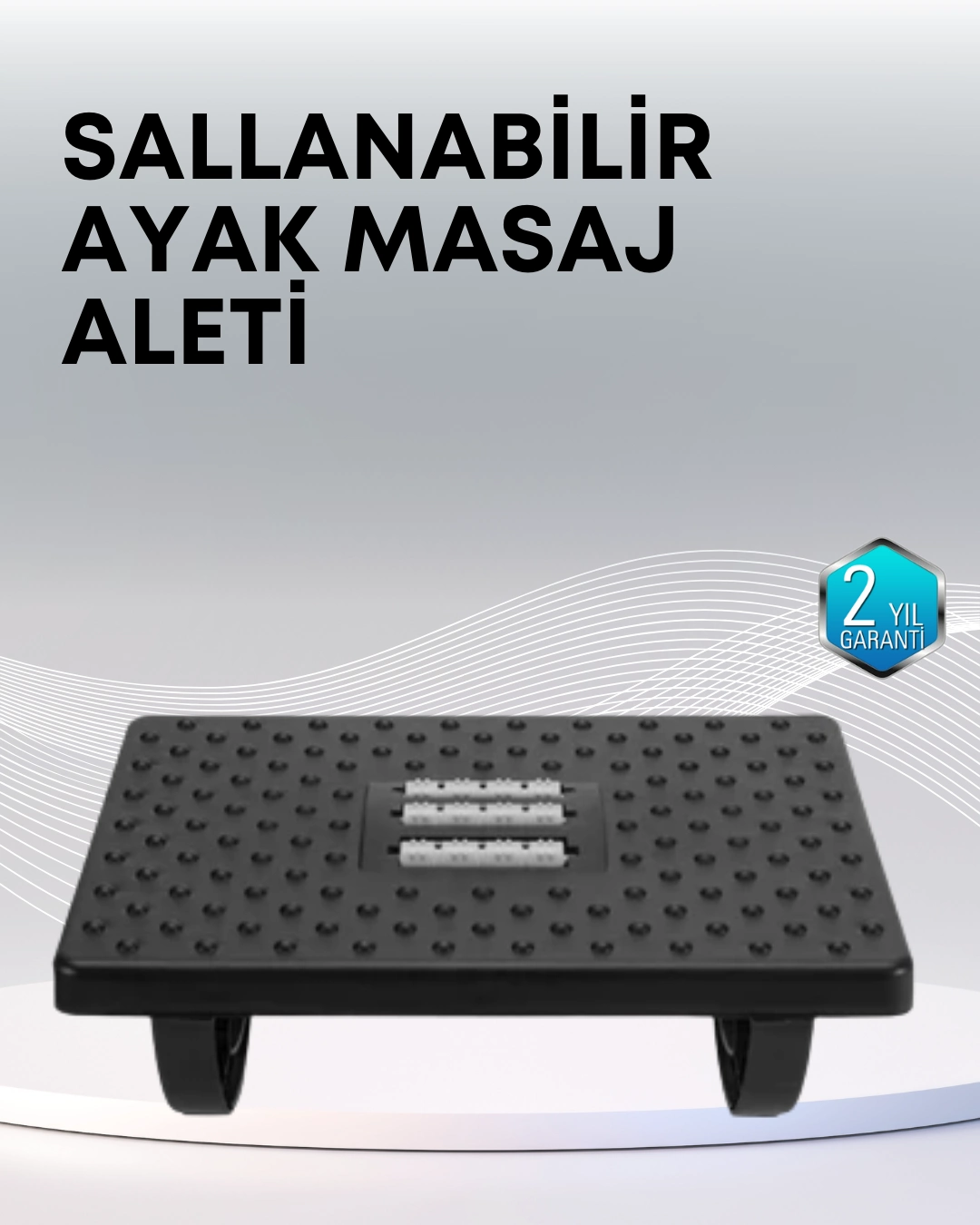Ayak Destek Ve Masaj Aleti – Ergonomik, Isıtmalı, Ayarlanabilir Yükseklik ( Lisinya )