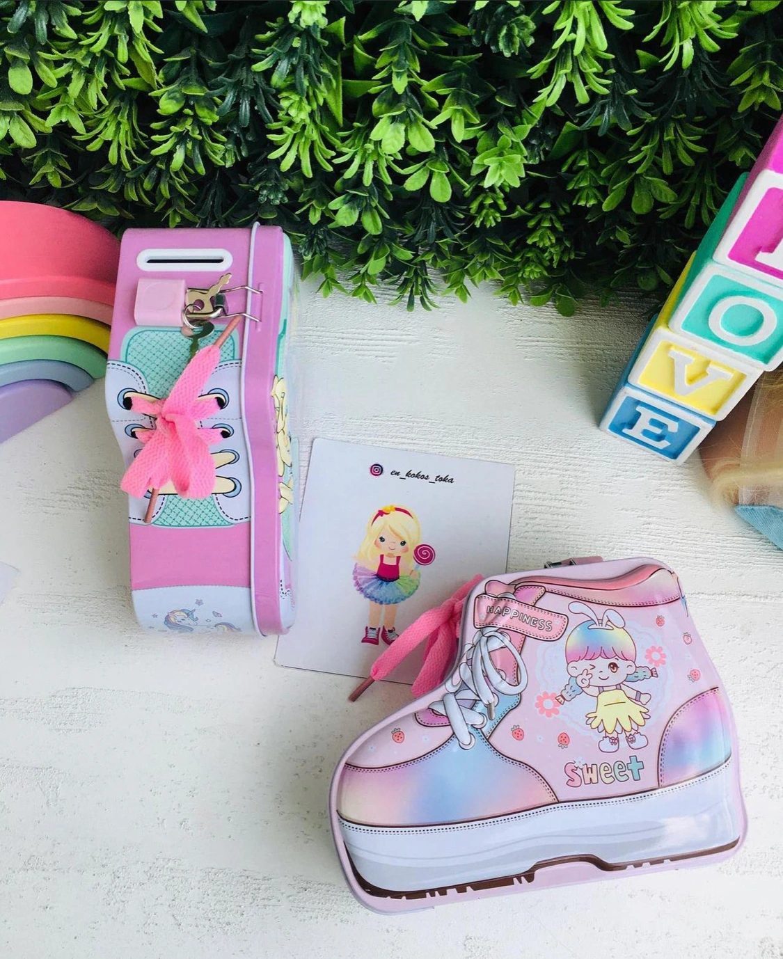 Ayakkabı Tasarımlı Kumbara ( Lisinya )