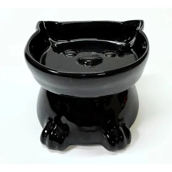 Ayaklı Kulaklı Seramik Mama Kabı ( Lisinya )