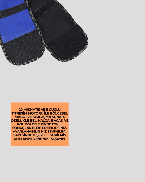 Ayarlanabilir Hız Ve Titreşim Modlarına Sahip Manyetik Masaj Ve Zayıflama Kemeri ( Lisinya )