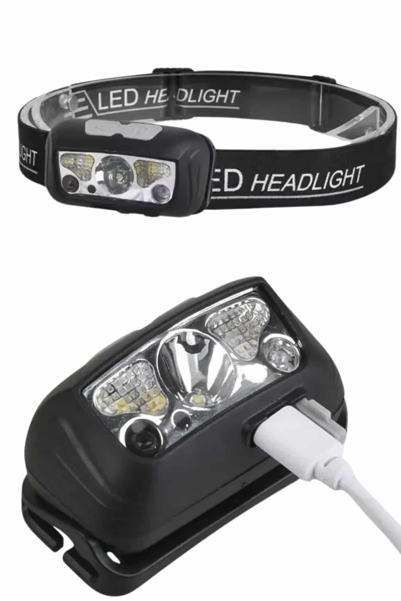 Ayarlanabilir Kafa Lambası Type-c Şarjlı Kompakt Kamp Lambası ( Lisinya )