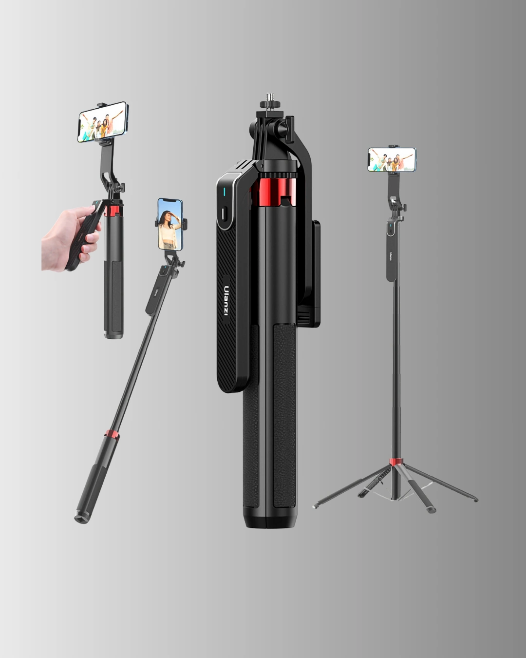 Ayarlanabilir Telefon Tripodu Selfie Stick Çok Açılı Çekim ( Lisinya )