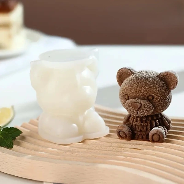 Ayı Şekilli Silikon Buz Kalıbı ( Lisinya ) Ayı Şekilli Silikon Buz Kalıbı ( Lisinya )