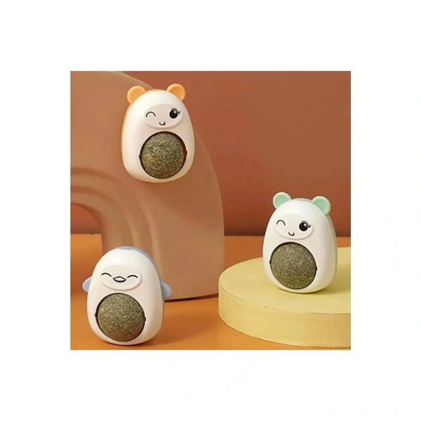 Ayıcıklı Kedi Otu Yalama Topu ( Lisinya )