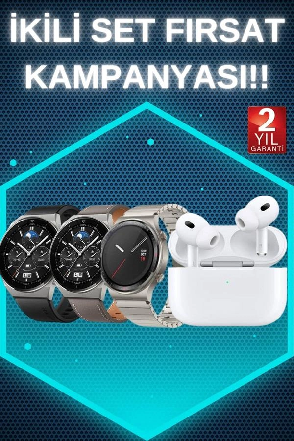 Aynalı Bluetooth Kulaklık Yeni Nesil Akıllı Saat Titreşimli Nabız Ölçer Spor Modları ( Lisinya )