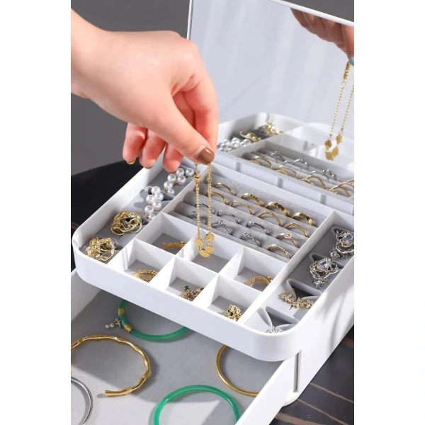 Aynalı Takı Organizeri ( Lisinya ) Aynalı Takı Organizeri ( Lisinya )