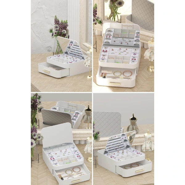 Aynalı Takı Organizeri ( Lisinya ) Aynalı Takı Organizeri ( Lisinya )