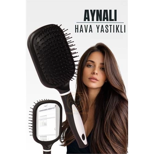Aynalı Tarak Hava Yastıklı Ergonomik Tarak ( Lisinya ) Aynalı Tarak Hava Yastıklı Ergonomik Tarak ( Lisinya )