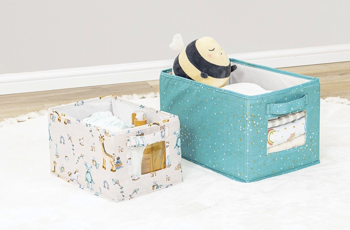 Baby 2'li Pencereli Düzenleyici Çok Amaçlı Organizer Kutu (yeşil) ( Lisinya )