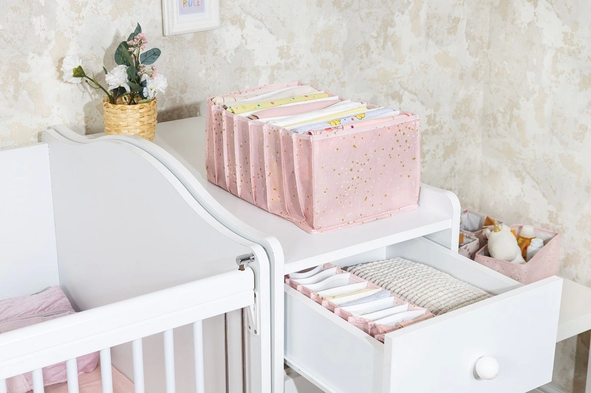 Baby Akordiyon Organizer Çekmece Düzenleyici Large (pembe) -04089 ( Lisinya )