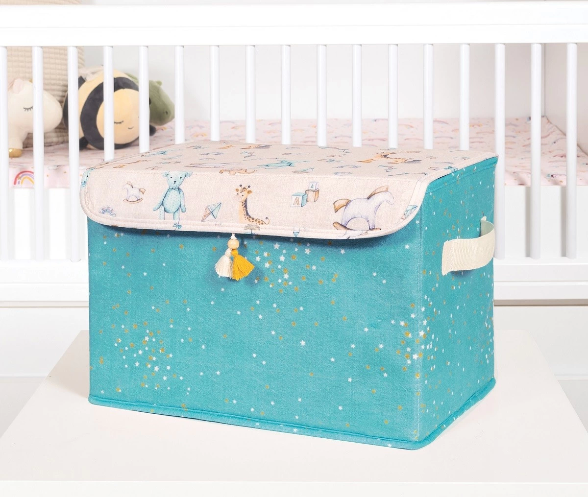 Baby Püsküllü Kapaklı Kutu Düzenleyici Çok Amaçlı Organizer Kutu Maxi Boy (yeşil) 04232 ( Lisinya ) Baby Püsküllü Kapaklı Kutu Düzenleyici Çok Amaçlı Organizer Kutu Maxi Boy (yeşil) 04232 ( Lisinya )