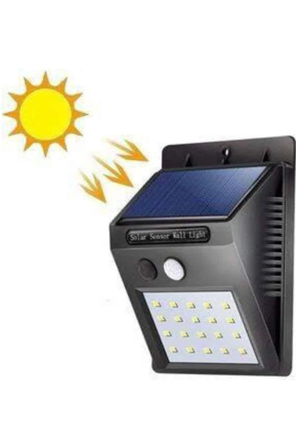 Bahçe Aydınlatması Güneş Enerjili Led Işık Lamba Sensörlü Dekoratif ( Lisinya )