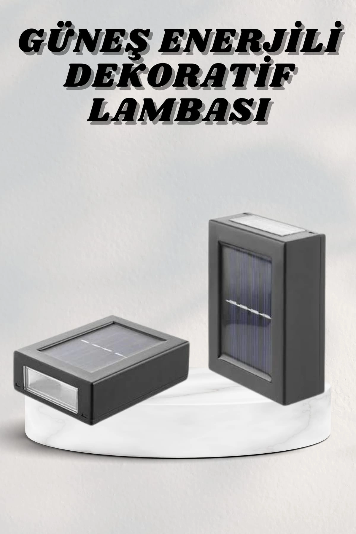 Bahçe Aydınlatması Solar Güneş Enerjili Dekoratik Led Işıklı Lamba ( Lisinya )