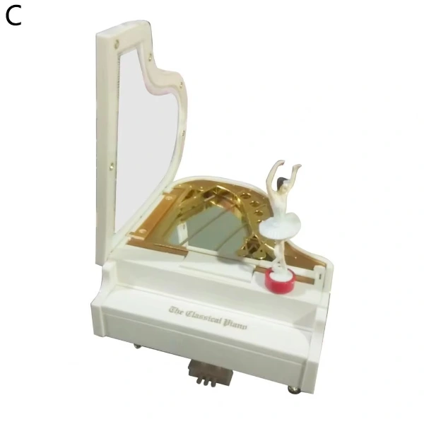 Balerin Figürlü Piyano Müzik Kutusu ( Lisinya ) Balerin Figürlü Piyano Müzik Kutusu ( Lisinya )