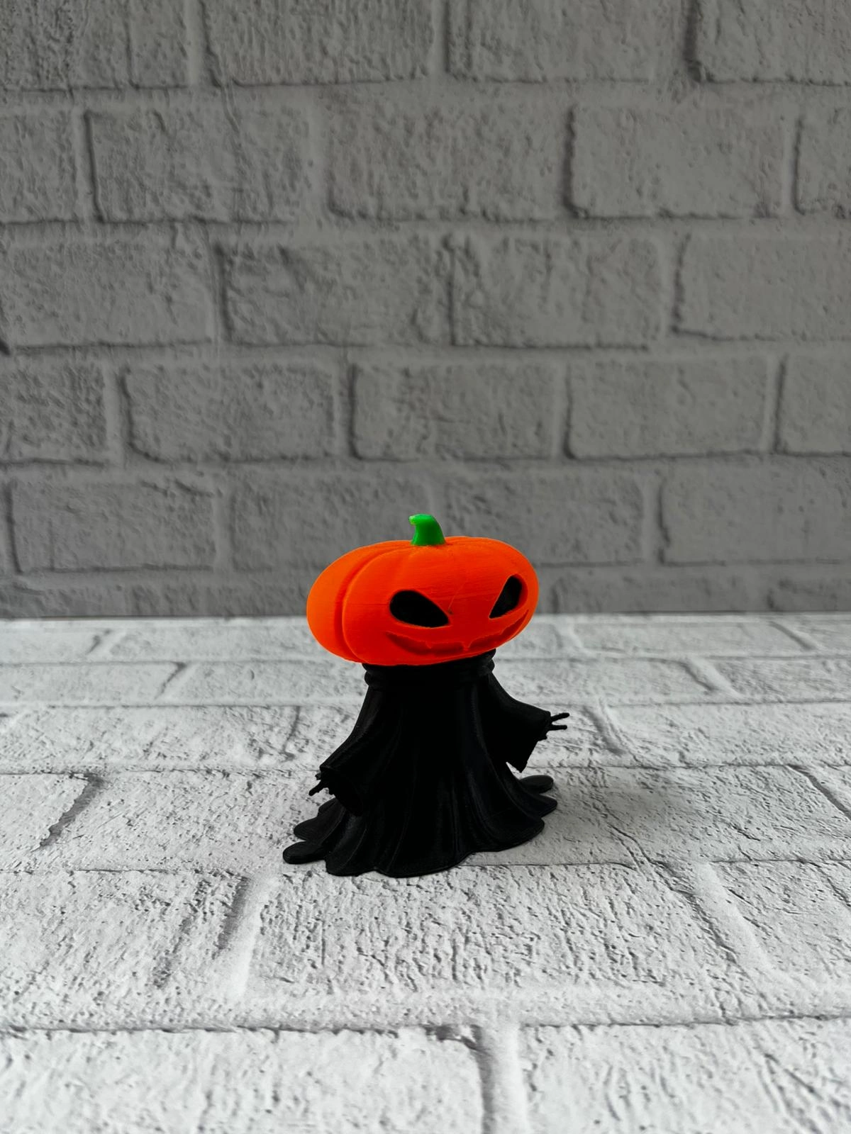 Balkabağı Figür 9cm Cadılar Bayramı Dekoratif Biblo ( Lisinya )