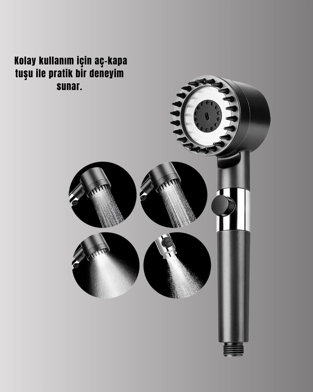 Banyo İçin Filtreli Duş Başlığı Pratik Kullanım ( Lisinya )