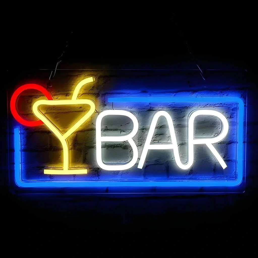 Bar Yazılı Neon Led Işık ( Lisinya )