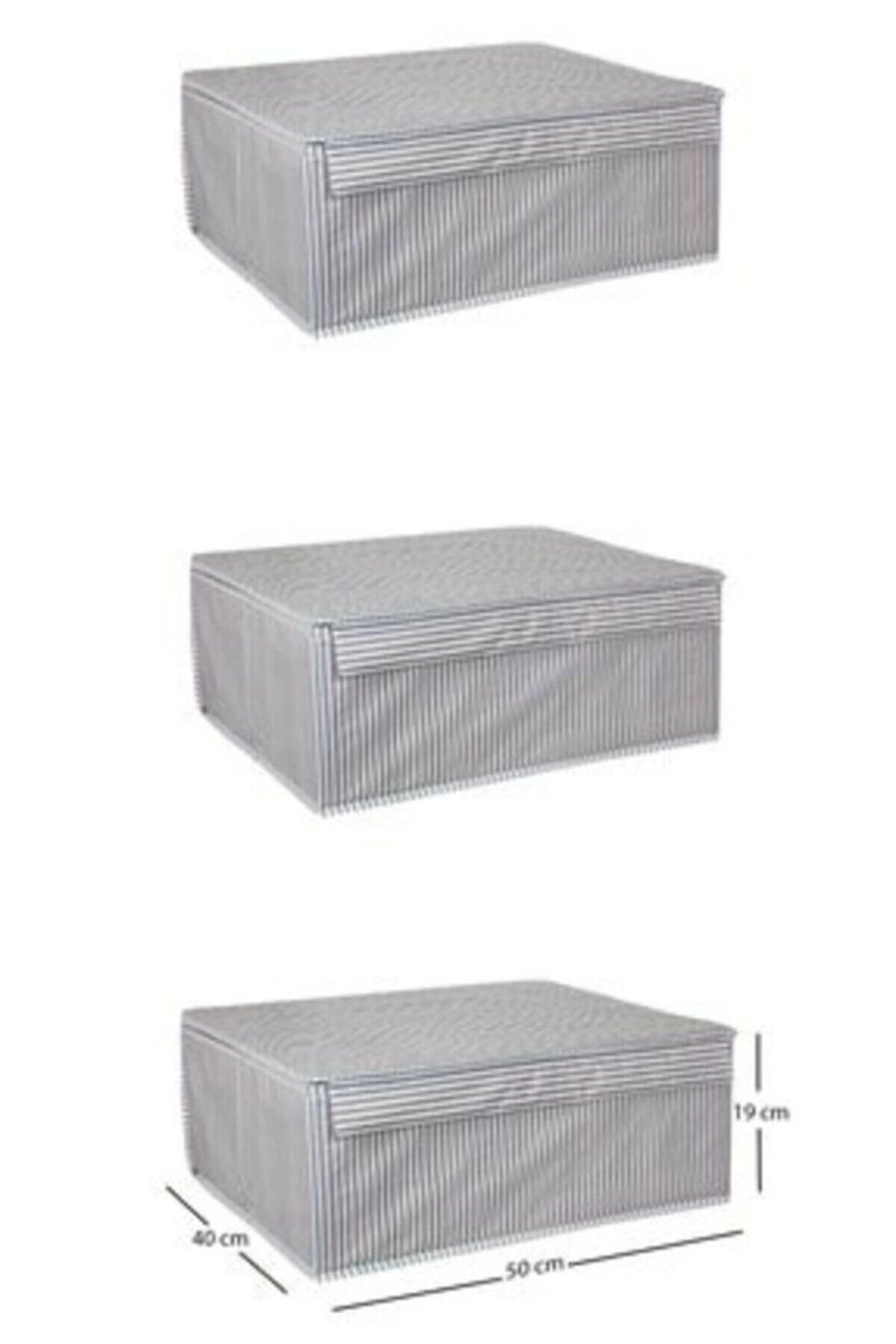 Baza Altı Boy Çok Amaçlı Düzenleyici Kutu Organizer Cırt Cırtlı Hurç 19cm X 40cm X 50cm (5 Adet) ( Lisinya ) Baza Altı Boy Çok Amaçlı Düzenleyici Kutu Organizer Cırt Cırtlı Hurç 19cm X 40cm X 50cm (5 Adet) ( Lisinya )