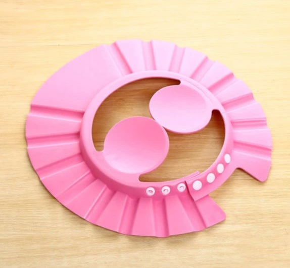 Bebek Banyo Şapkası Düğmeli Kulaklıklı Pembe ( Lisinya ) Bebek Banyo Şapkası Düğmeli Kulaklıklı Pembe ( Lisinya )