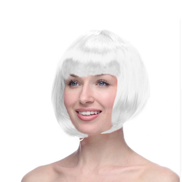 Beyaz Küt Peruk Saç ( Lisinya ) Beyaz Küt Peruk Saç ( Lisinya )