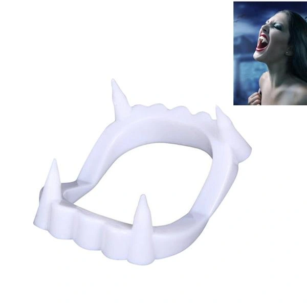 Beyaz Renk Çift Damak Takma Vampir Dişi ( Lisinya ) Beyaz Renk Çift Damak Takma Vampir Dişi ( Lisinya )