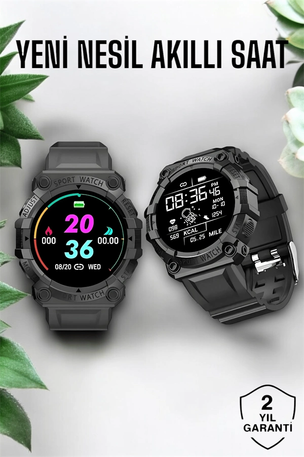 Bluetooth 5.0 Destekli Çok Fonksiyonlu Yeni Nesil Akıllı Saat ( Lisinya )