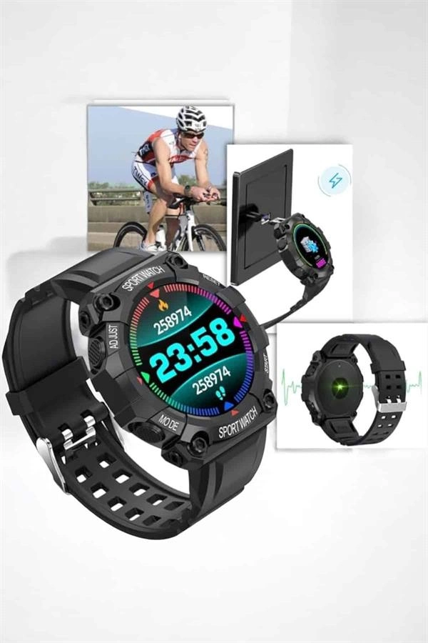 Bluetooth 5.0 Destekli Çok Fonksiyonlu Yeni Nesil Akıllı Saat ( Lisinya )