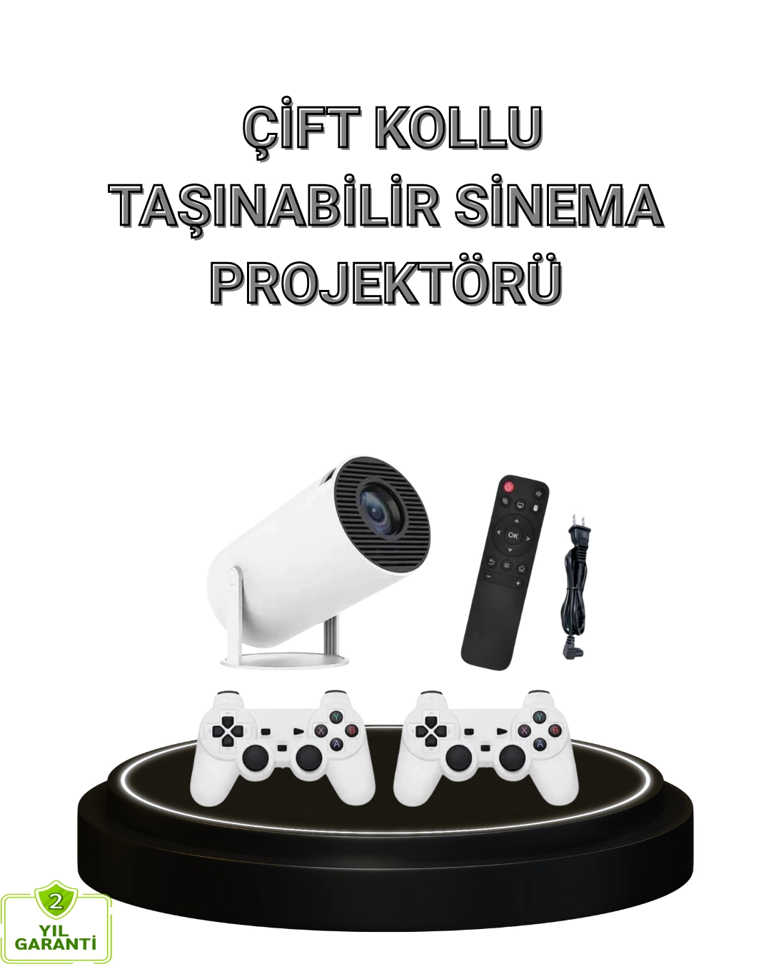 Bluetooth 5.0 Ve Wi-fi 6 Akıllı 4k Projeksiyon ( Lisinya )