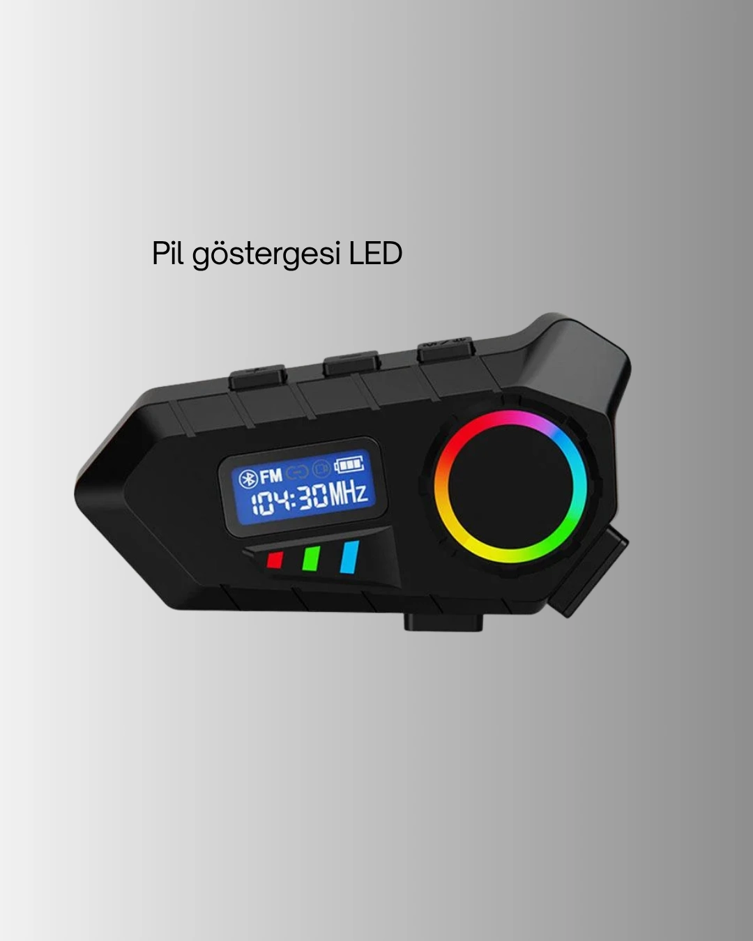 Bluetooth 5.4  İnterkom Ip65 Toz Ve Su Geçirmez Led Göstergeli ( Lisinya )