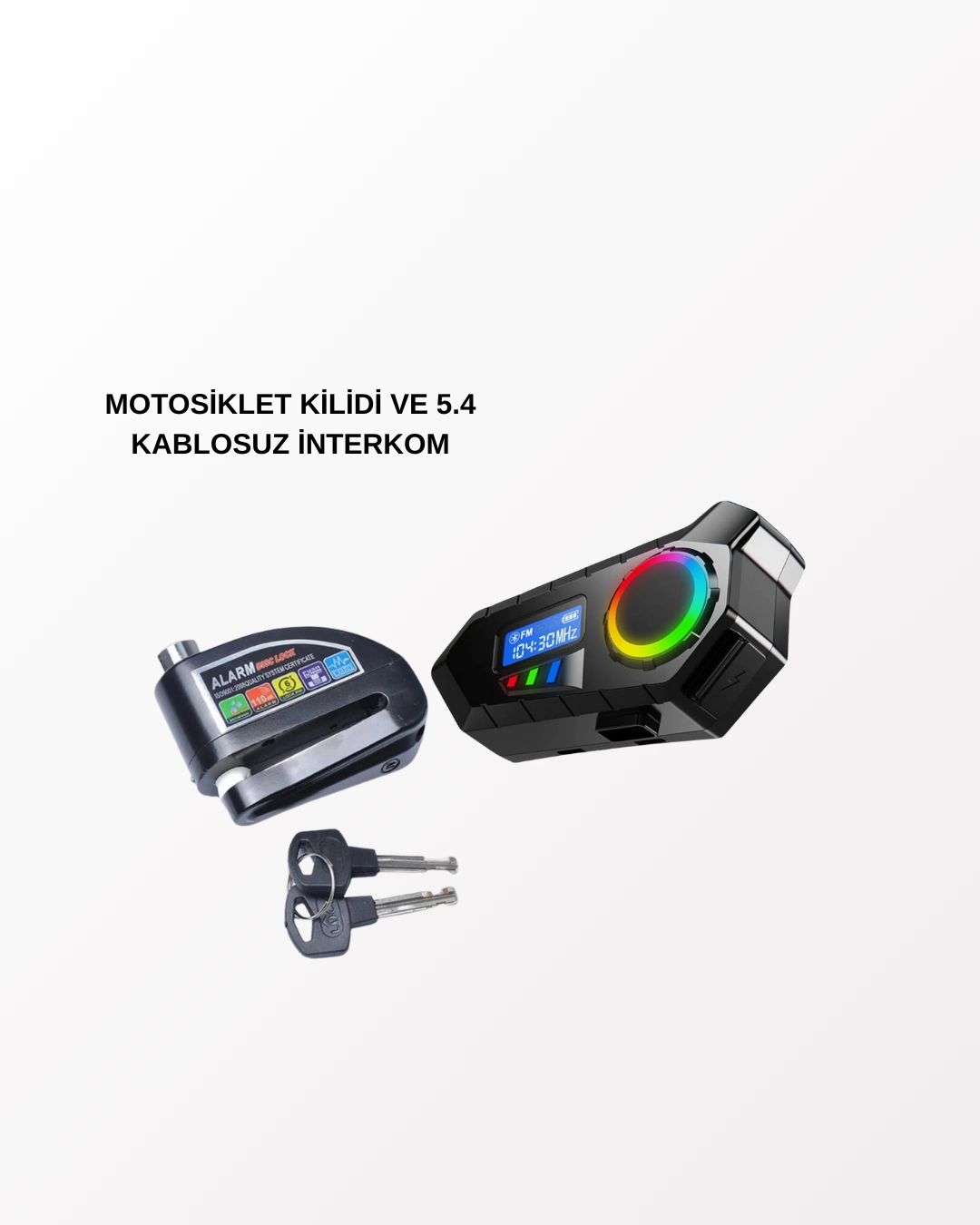 Bluetooth 5.4 Kablosuz İnterkom+ Motor Disk Kilidi ( Lisinya ) Bluetooth 5.4 Kablosuz İnterkom+ Motor Disk Kilidi ( Lisinya )