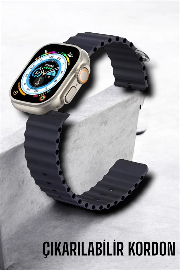 Bluetooth Bağlantılı Nabız, Kan Basıncı, Oksijen Ölçer Akıllı Saat ( Lisinya )