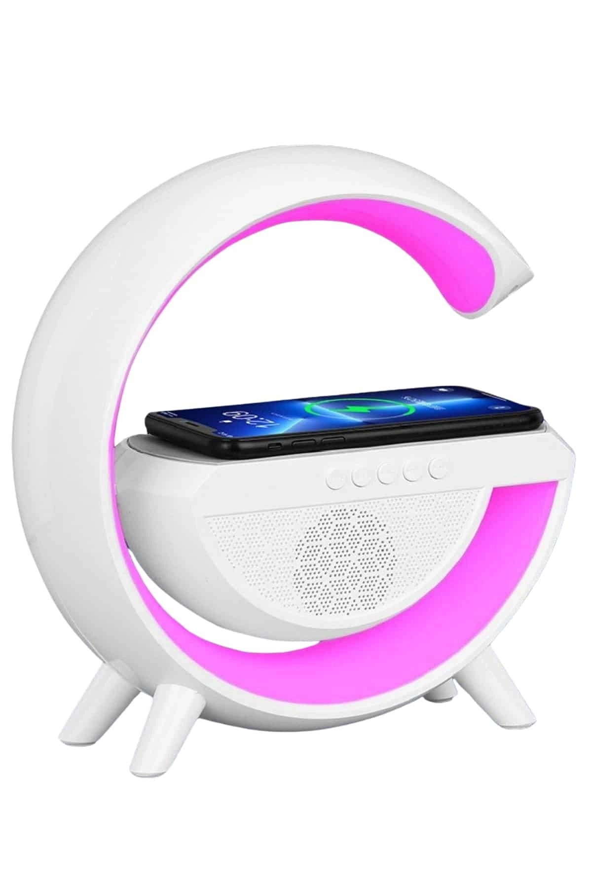 Bluetooth Hoparlör G Şekli Atmosfer Akıllı Rgb Lamba Wireless Kablosuz Şarj ( Lisinya ) Bluetooth Hoparlör G Şekli Atmosfer Akıllı Rgb Lamba Wireless Kablosuz Şarj ( Lisinya )