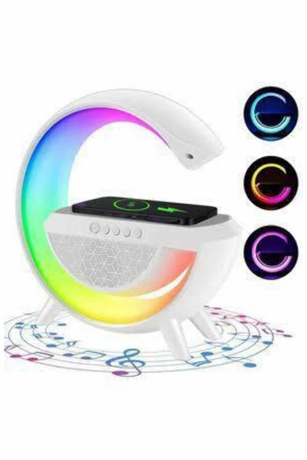 Bluetooth Hoparlör G Şekli Atmosfer Akıllı Rgb Lamba Wireless Kablosuz Şarj ( Lisinya ) Bluetooth Hoparlör G Şekli Atmosfer Akıllı Rgb Lamba Wireless Kablosuz Şarj ( Lisinya )