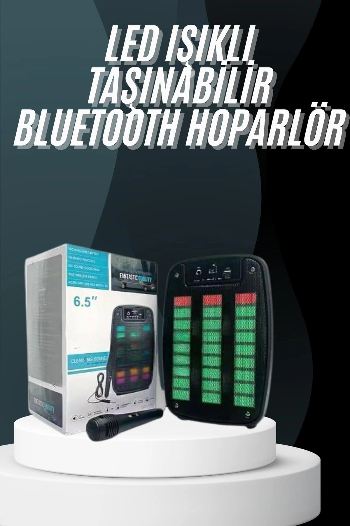 Bluetooth Hoparlör Taşınabilir Şarjlı Işıklı Büyük Boy Yüksek Ses Kaliteli ( Lisinya ) Bluetooth Hoparlör Taşınabilir Şarjlı Işıklı Büyük Boy Yüksek Ses Kaliteli ( Lisinya )