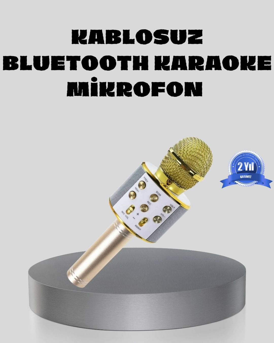 Bluetooth Karaoke Mikrofon Şarjlı Uzun Pil Ömürlü Çok Fonksiyonlu ( Lisinya ) Bluetooth Karaoke Mikrofon Şarjlı Uzun Pil Ömürlü Çok Fonksiyonlu ( Lisinya )