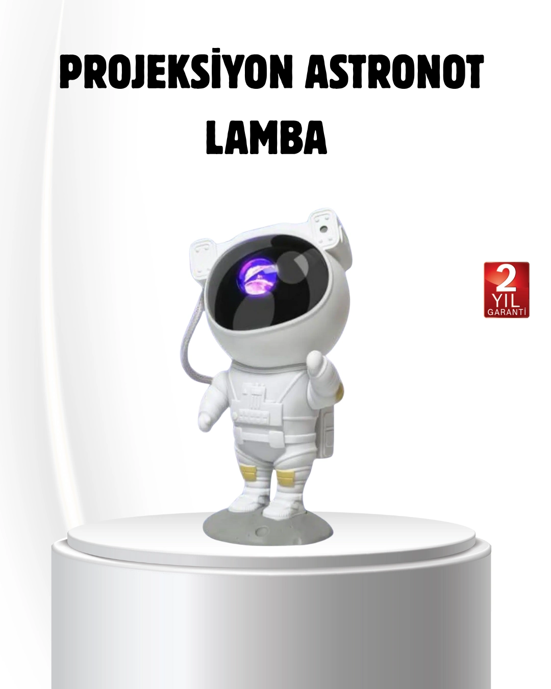 Bluetooth Müzikli Astronot Projeksiyon Lambası Yıldız Ve Ay Efektli ( Lisinya ) Bluetooth Müzikli Astronot Projeksiyon Lambası Yıldız Ve Ay Efektli ( Lisinya )