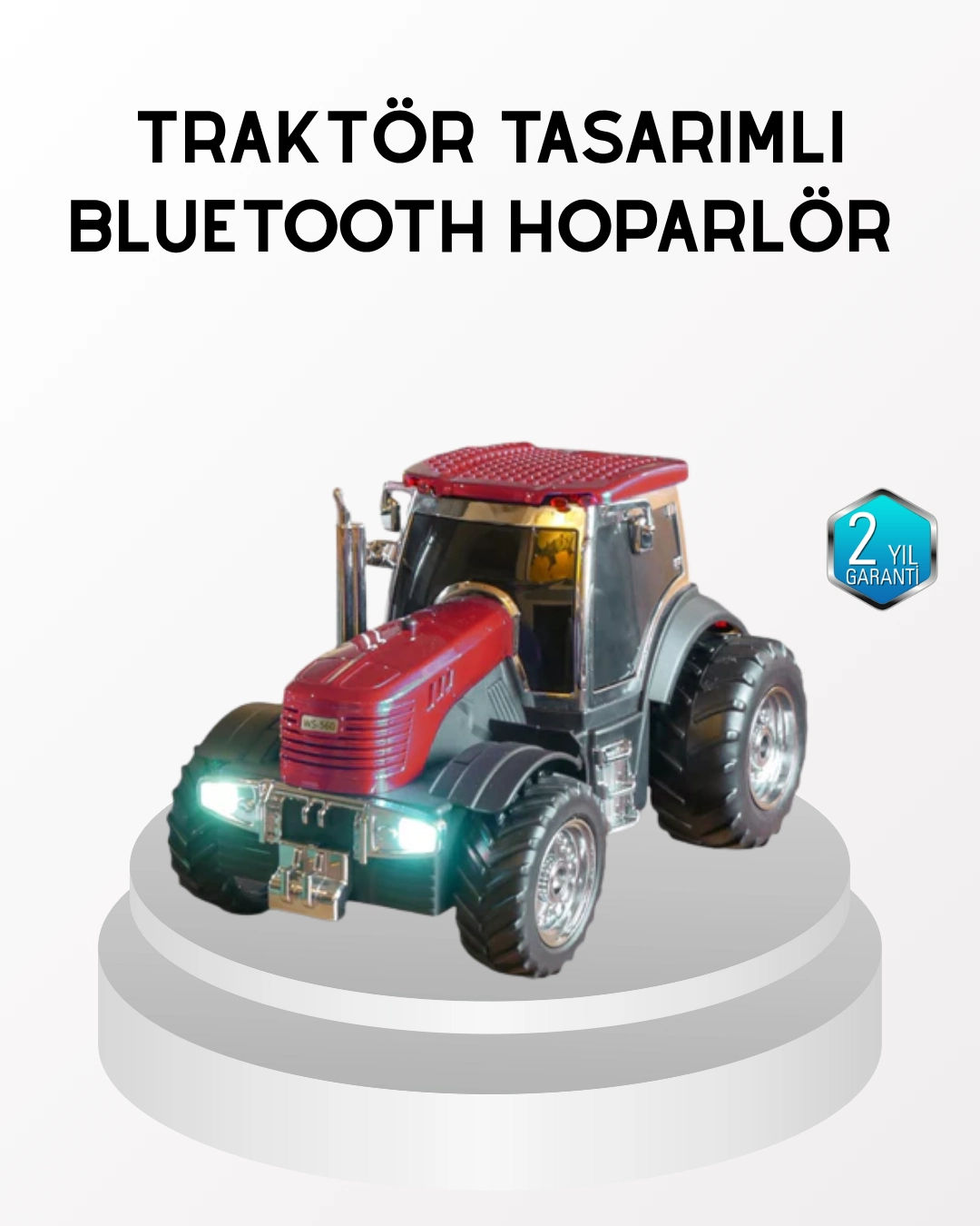 Bluetooth Nostaljik Traktör Hoparlör Led Işıklı 12w Güçlü Ses ( Lisinya ) Bluetooth Nostaljik Traktör Hoparlör Led Işıklı 12w Güçlü Ses ( Lisinya )