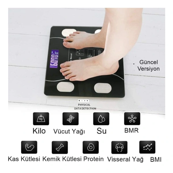 Bluetooth Özellikli Akıllı Tartı ( Lisinya )