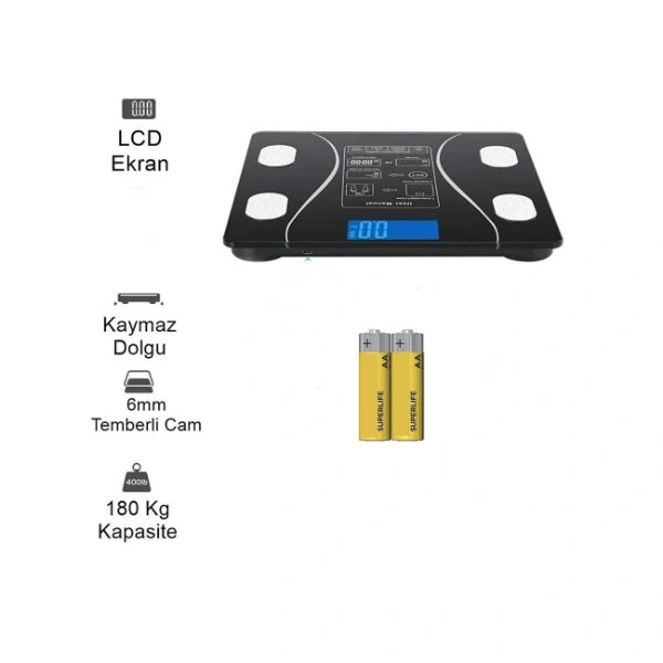 Bluetooth Özellikli Akıllı Tartı ( Lisinya )