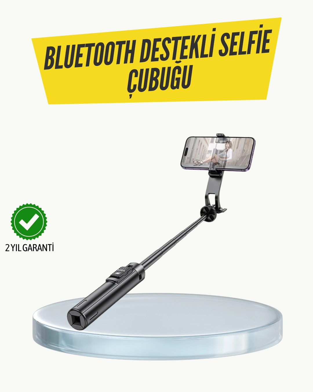 Bluetooth Selfie Çubuğu – Işıklı, Katlanabilir, Uzaktan Kumandalı ( Lisinya ) Bluetooth Selfie Çubuğu – Işıklı, Katlanabilir, Uzaktan Kumandalı ( Lisinya )