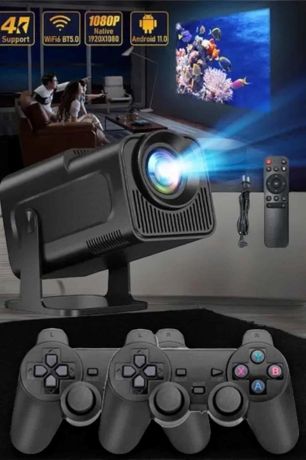 Bluetooth Ve Yüksek Çözünürlükle Donatılmış Kompakt Projeksiyon Cihazı ( Lisinya )