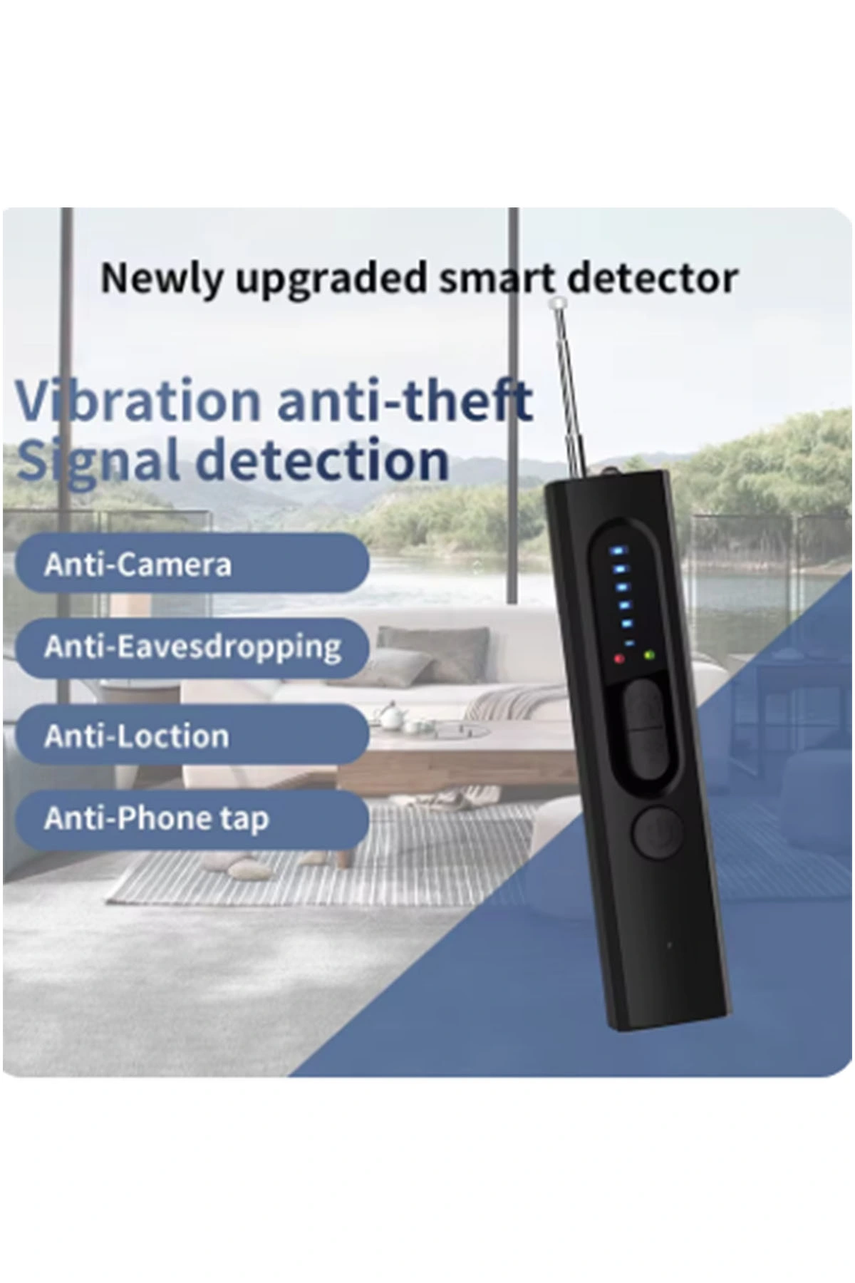 Böcek Arama Kamera Tespit Cihazı Rf Sinyal Dedektörü Akıllı Cihaz﻿﻿ ( Lisinya )