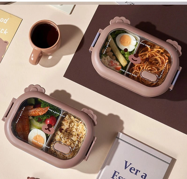 Bölmeli Paslanmaz Çelik Yemek Kutusu ( Lisinya ) Bölmeli Paslanmaz Çelik Yemek Kutusu ( Lisinya )